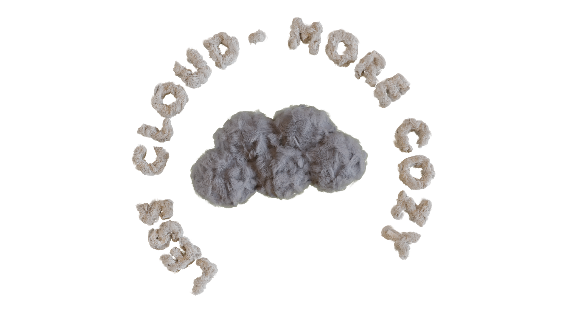 The cozy-cloud sits within a ring of furry and cozy text saying "Less Cloud - More Cozy". It feels warmth in knowing its energies are conserved for doing cozy things and not being a part of deadly storms elsewhere. It asks us to think about less dispersion of our digital selves into a commercial cloud that displaces the harms of digital infrastructures out of reach. How can you settle in, keep ourselves close and feel out how cozy our clouds could be?