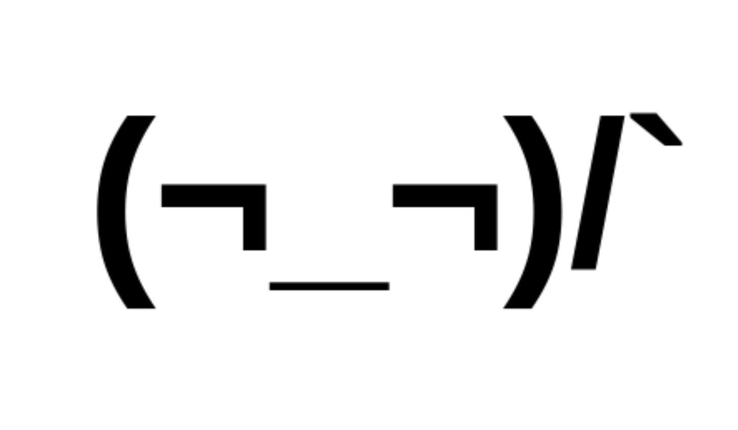 The images is the icon of the workshop and is a kaomoji (a face made out of letters), which depicts a person with their hand in the air tilted down, symbolising serving